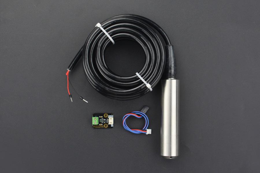 DFRobot Gravity: Industrial Stainless Steel Submersible Pressure Level Sensor 0~5m (SKU:KIT0139)