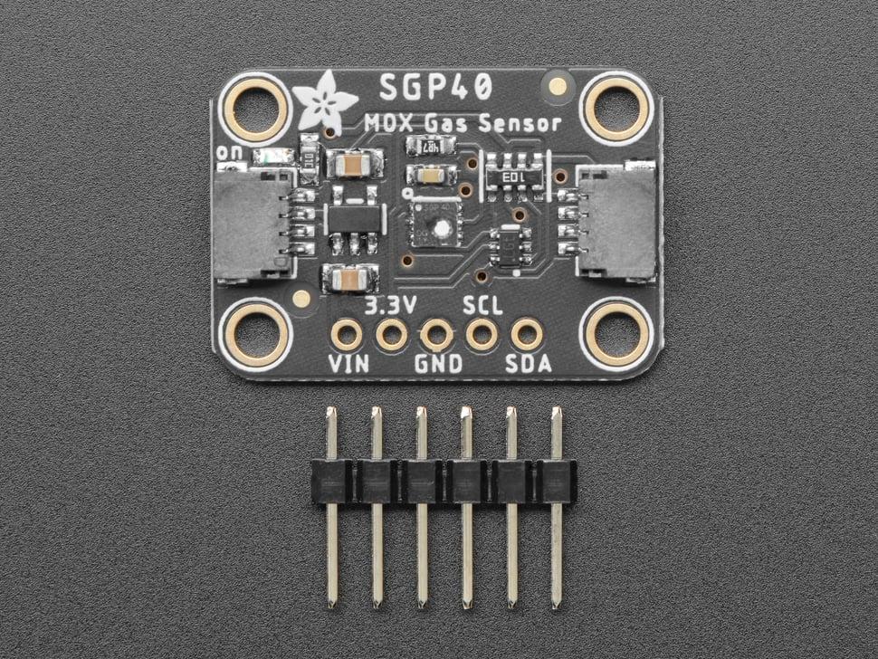 Adafruit 4829 SGP40 Air Quality Sensor Breakout - VOC Index - STEMMA QT / Qwiic