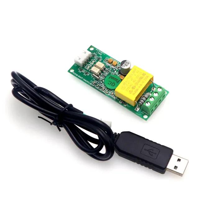 PEACEFAIR PZEM-004T-10A AC Voltage, Current, Power Consumption Module (PZEM-004T-10A + USB Adapter)