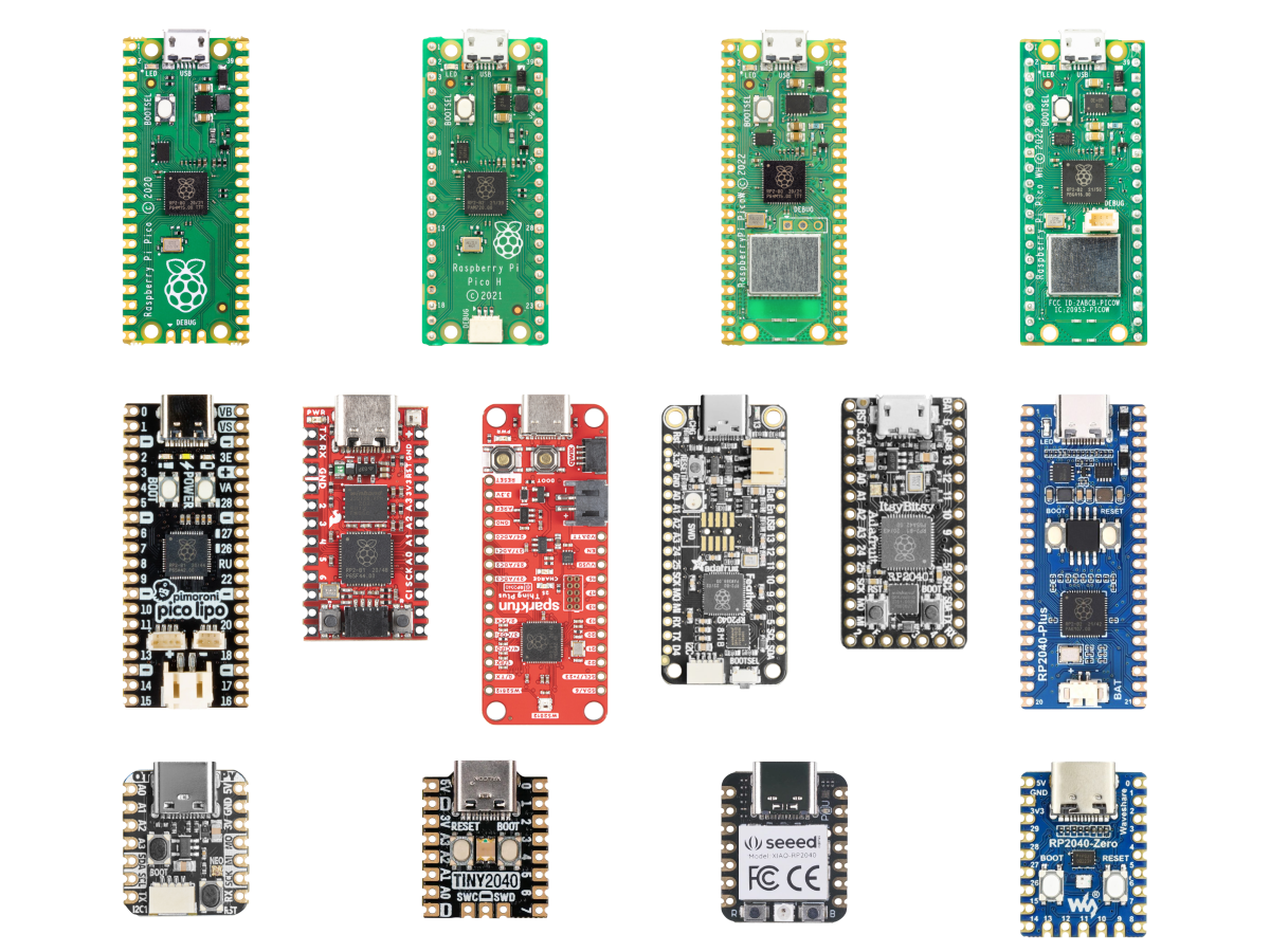 Raspberry Pi Pico Microcontroller Board